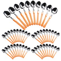 파티해 홈파티 플레이팅 스푼 10p, 오렌지, 5개