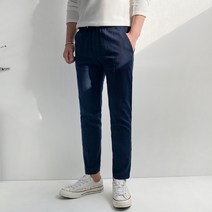 머시따 남성용 워너비 린넨 10부 밴딩 바지