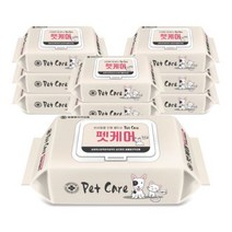 펫케어 반려동물 안심 물티슈, 9팩, 60매
