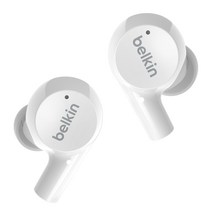 벨킨 사운드폼 라이즈 트루 무선 블루투스이어폰, 화이트, AUC004btWH