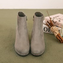 첫걸음 메이미 가보시 앵클부츠 스웨이드 7cm