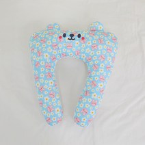 리토가토 반려동물 인견 허그 쿨 필로우, 블루 토끼