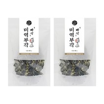 기장물산 미역부각 간식 반찬, 80g, 2개