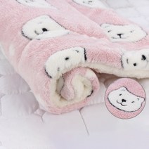 비에스업 반려동물 따뜻한 담요, 06 핑크 베어 6호