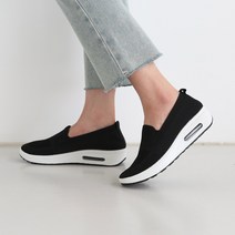 단골언니 여성용 니트 짜임 에어 토피카 슬립온