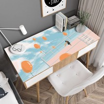 마켓에이 드림랜드 방수 테이블매트, 풍선고양이, 70 x 130 cm