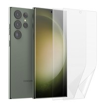 케이엠디자인 지문방지 저반사 무광택 종이질감 풀커버 휴대폰 액정보호필름 2p 세트, 1세트