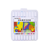 동아PMS 트윈 사인펜 마카 18색, 혼합색상, 1개