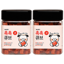 뽀시래기 촉촉큐브 강아지 간식 2p, 연어, 2개