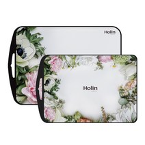 Holin 3중 TPU 양면 도마 2종 세트 화이트믹스, 1세트, 도마 중 1p+도마대 1p
