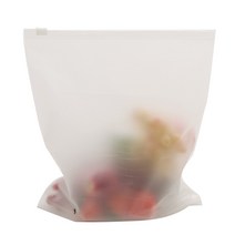 아이엔피 무지 슬라이드 타공 지퍼백 유백 반투명 25호 25 x 30 cm, 100개