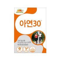 비타민뱅크 아연 30 54g, 60정, 1개