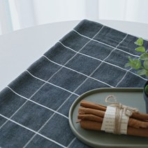 천팜 40수 컬러풀 스트라이프 체크 패브릭 원단, 1011 라이트블루