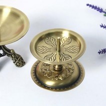 아뜰라임 오리엔탈 촛대 클래식 앤틱 캔들 홀더 중, 골드