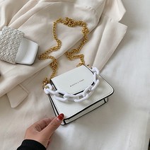 에이홉 미니 포인트 체인 크로스백