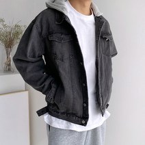 머시따 남성용 탈부착 이지 후드 청자켓