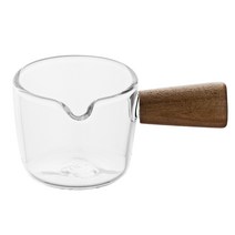 칼딘 우드 글라스 샷 잔 50ml, 혼합색상, 2개