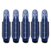 셀리본 헤어볼륨롤스타 뿌리 볼륨업 집게 5p, 1개, 네이비