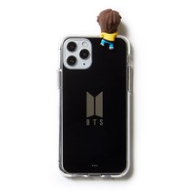 BTS 캐릭터 피규어 투명젤리 말풍선 휴대폰 케이스