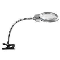 MEO 고배율 확대경 루페 LED 자바라 확대경 집게, 1개