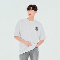 빅사이즈클럽 PB 리버스캠핑 반팔 티셔츠