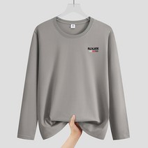 남성용 롤스 작은 레터링 데일리 빅사이즈 긴팔티