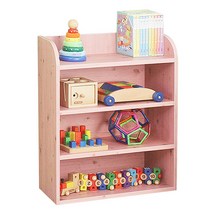 스텔홈 드미엘 DIY 4단 슬림 책장, 인디핑크