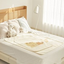 코코리에또 논슬립 오가닉 신생아 방수요 방수패드, 코리, 1개