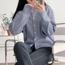 에이와비 여성용 러브 소프트 가디건