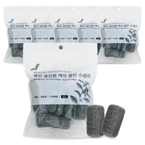 멜린 올인원 요술 스틸울 클린 세제 수세미 50g, 6개