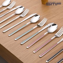 [코렐 코디네이츠] [삼미수저]레이디 컬러 세라믹 양식기세트 3P(색상선택), 선택:02. 아이보리