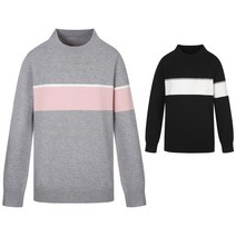 [골프공장] 여성골프웨어 니트 반목 골프티셔츠 포근하고 활동성 겸비 골프웨어