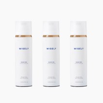 와이즐리 쉐이빙젤 200ml x 3개 바오밥 그린티 알로에 천연성분 윤활 보습