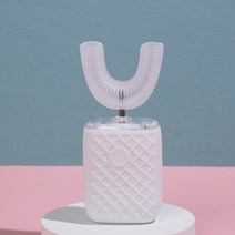 가성비어린이용 U 모양 전동 칫솔 충전식 실리콘 치과 클리너 만화 360 ° 음파, 07 2-6year toothbrush
