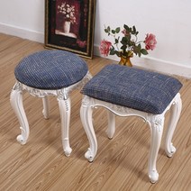 안마의자천갈이 미용 마사지 침대 천갈이 의자 커버 1pc 유럽 메이크업 시트 라운 스툴, 둥근, 27