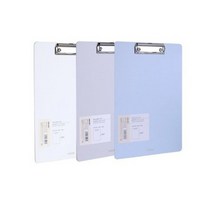 델리 린피니 클립보드 파일철 A4 72492, 라이트 그레이, 1개