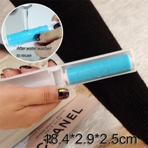 보풀제거기 정전기 정전기 의류 먼지 애완 동물 헤어 클리너 리무버 브러시 흡입 스위퍼 홈 오피스 여행 청소 브러시, 파란색 5