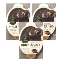 CJ 비비고 흑임자죽 280g x 3개 스피드가정식 자취음식 혼밥메뉴, 1