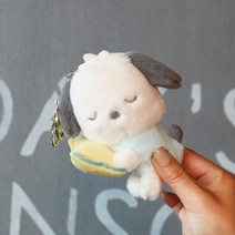 솜인형 인형 동물 캐릭터 Kawaii sanrio 플러시 펜던트 귀여운 안녕하세요 kt kuromi 내 멜로디 봉제 키 체인 가방 액세서리 만화 소녀 선물, [01] about 10cm, [20] 10cm-Q