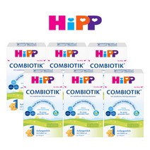 HIPP 힙 콤비오틱 1단계 600g 6통 독일내수용 분유