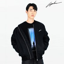 크리스첼로 셀럽 장성규 착용 항공점퍼 BLACK 오버핏 겨울용