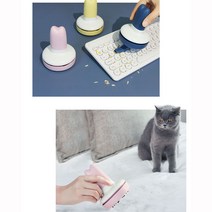 J-MALL 바닥면에 가루 지우개가루 동물 털 작은 먼지까지 한번에!! 디월스 랭크미니데스크탑 진공청소기C504, 핑크
