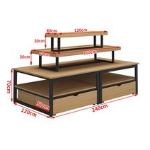 가방 의류매장 백화점 중앙 상품진열대 360도 디스플레이 테이블, 사이즈, X