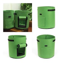 식물 채소 키우기 부직포 화분 2P 35X40 그린 식물재배 상추화분