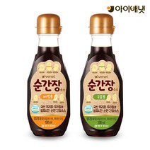 [아이배냇] 베베 이유식 순간장 2종 190ml x 2개, 순간장소스(국물용)1개+(비빔용)1개, 1set