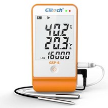 데이터 로거 elitech gsp-6 온도 습도 온도 레코더 백신 온도 모니터 16000 포인트 냉장 콜드 체인, 협력사, 주황색