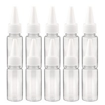 27리빙 다양한 소분 뾰족캡 공병, 투명 공병 20ml 10개