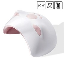 고양이 램프 UV LED 40W/36W 휴대용 네일 건조기 USB 포트 모든 유형의 젤, 01 40W-White