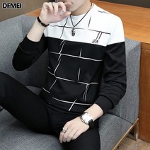 DFMEI 가을 코디 긴팔티 라운드 탑 이너