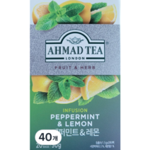 아마드 페퍼민트 앤 레몬 허브차 티백, 30g, 20개입, 11개
